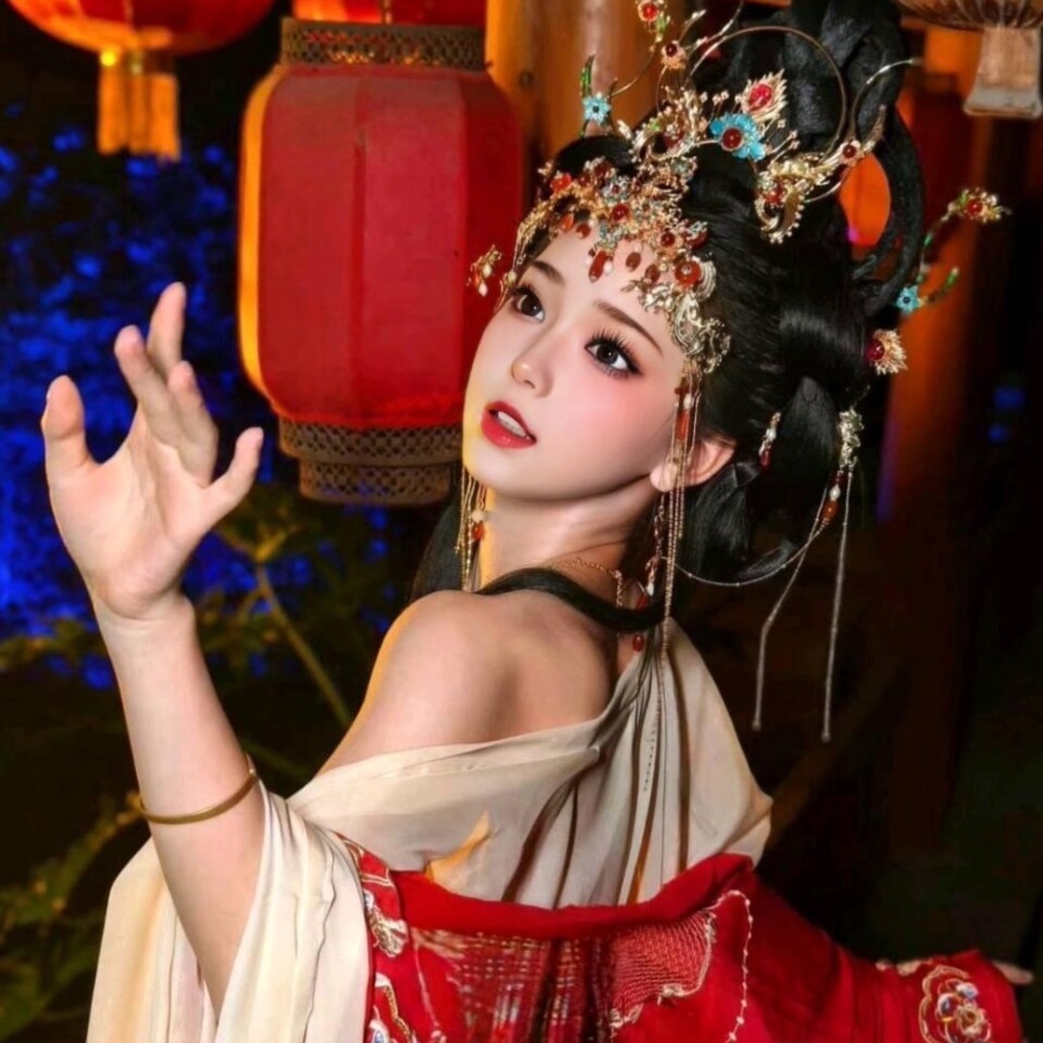 古风公主异域敦煌飞天头饰婚嫁发饰神女发冠发簪额饰璎珞女圣女冠