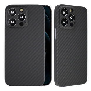 适用15promax手机壳 iphone13芳纶真碳凯夫拉纤维轻薄保护套