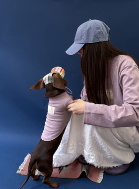 POXFFEE Pet/彩纱定制宠打底衫狗狗衣服短款腊肠西高地中小型犬