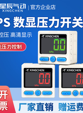 气动数显表压力开关DPS310/301-RX自动控制真空负压传感器DPS200R