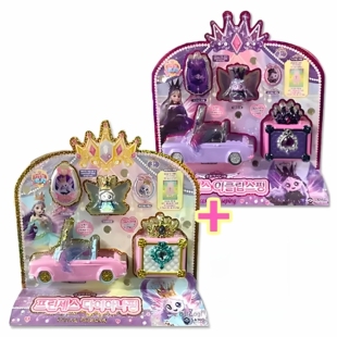 韩国萌可儿童过家家月食玩偶月神公主敞篷汽车女孩奇妙第七季玩具