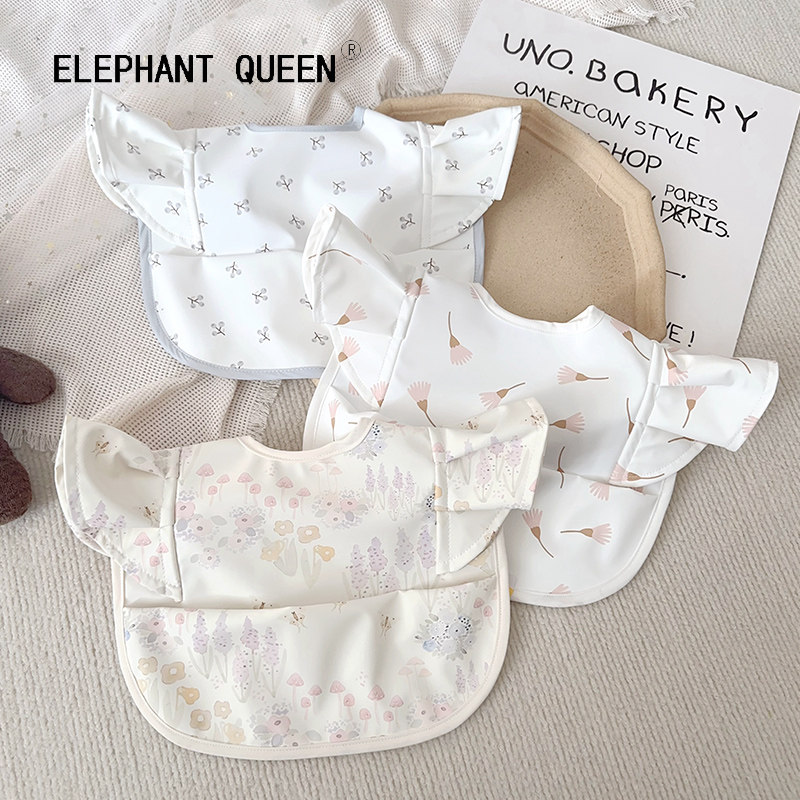 婴幼儿童围嘴围兜男女童口水巾宝宝食喂饭兜防水防脏无袖外穿护衣,婴童用品,口水巾,淘宝优惠券,粉丝福利购,淘宝优惠卷