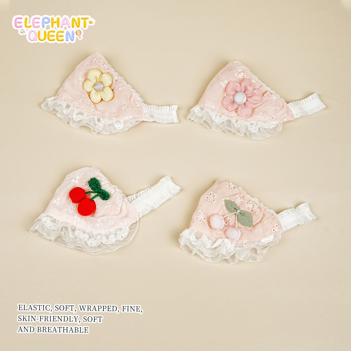 婴儿遮阳帽小月龄夏季薄款