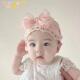 婴幼夏季 宝宝公主发带满月护囟门空顶帽新生婴儿蕾丝透气空调帽子