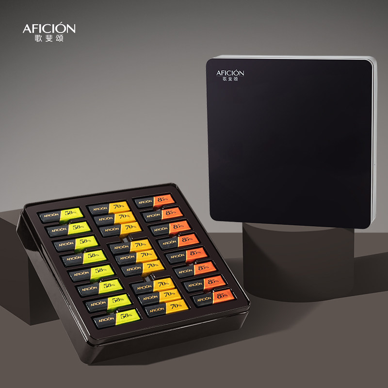 歌斐颂黑巧克力礼盒送女友男友圣诞情人节生日礼物休闲零食巧克力