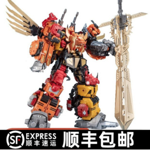 金宝冲云霄机兽五合体大变形机器人金刚儿童益智模型玩具男孩礼物
