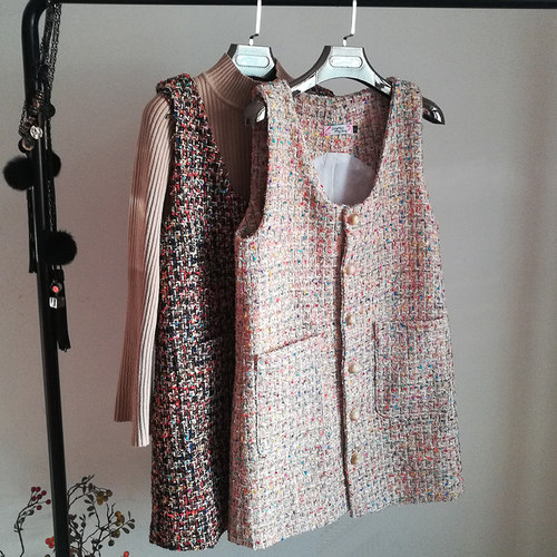 新款马甲背心亮丝马甲