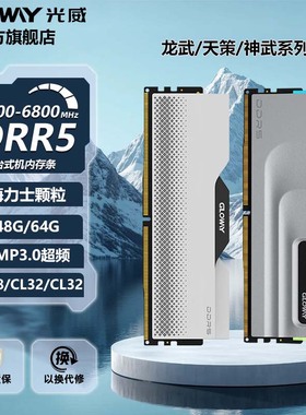 光威龙武/神武 48g (24gx2) 64g ddr5 6400 6800 台式机内存条