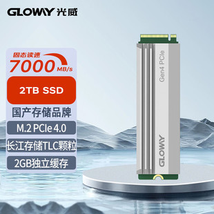 nvme m.2 pcie4.0 2t固态硬盘ssd 机 ps5笔记本台式 光威弈512g