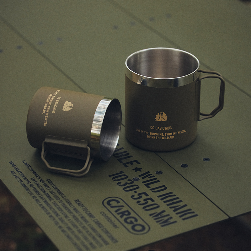 CARGO户外露营不锈钢水杯双层杯