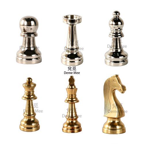 现代简约国际象棋桌面艺术摆件