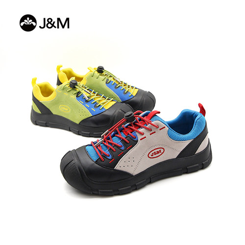 J&M/快乐玛丽春夏户外徒步小众女鞋时尚拼色厚底增高休闲鞋65680W