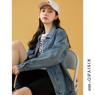 牛仔外套女2026春季新款韩版宽松bf风牛仔衣女百搭学生春秋外套潮