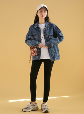 春秋网红工装牛仔外套女装2025新款宽松韩版百搭显瘦牛仔衣服bf风