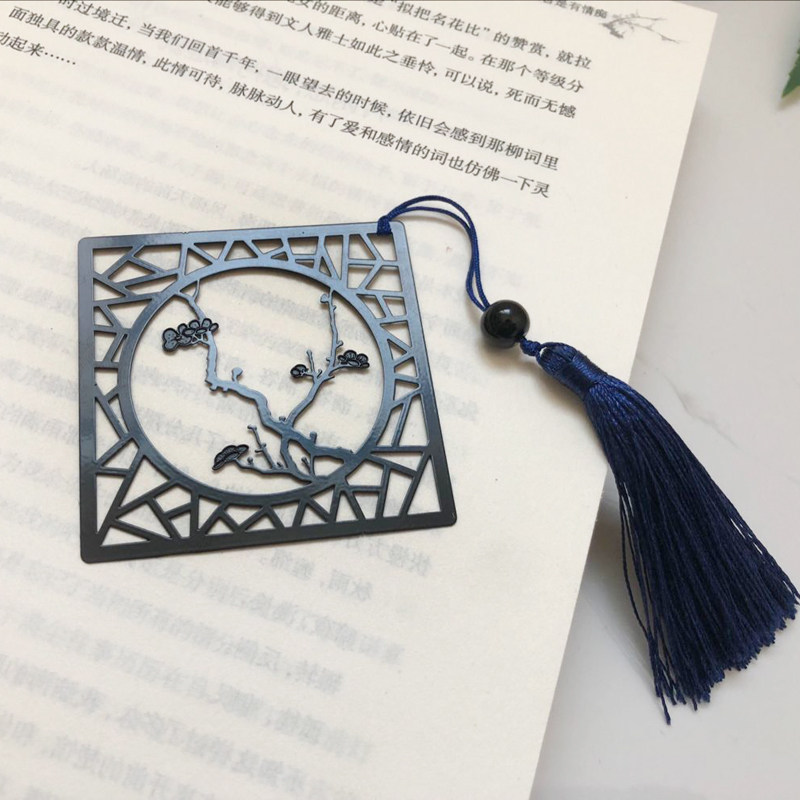 古风书签古典中国风故宫金属创意