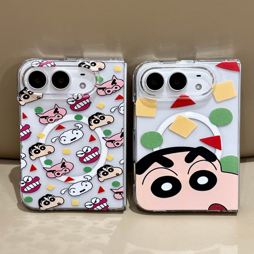 适用于苹果DUO 磁吸折叠屏全包手机外壳 iPhone18DUO ins风小新保护套