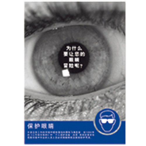 G0195安全宣传工厂车间安全宣传看板-保护眼睛-SETON赛盾