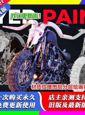 blender插件 Layer Painter 2.3.2 材质纹理图层分层绘画插件