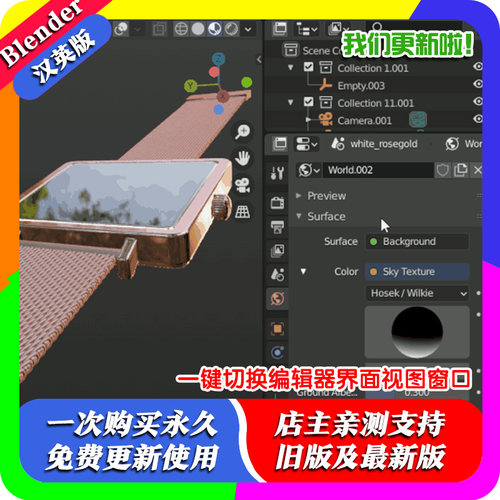 Blender插件 Editor Swap 1.2 一键切换编辑器界面视图多层窗口