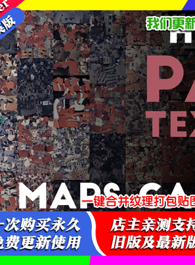 Blender插件 Lily Texture Packer 1.30 一键合并纹理打包贴图UV