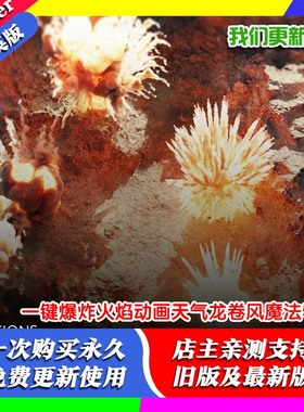 Blender资产 True-Vdb Explosions Pack 爆炸烟雾特效资产包 41g