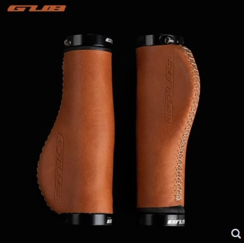 GUB G611 人间肉球 山地车自行车把套副把牛角人体工学牛皮编织
