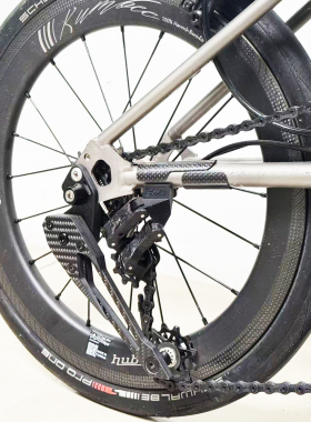 UnionJack 小布折叠车改装配件Pline Tline C5全碳纤张链器升级