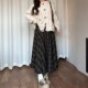 女装 韩系复古格子半身裙冬季 大码 胖mm显瘦美拉德a字伯克利长裙子