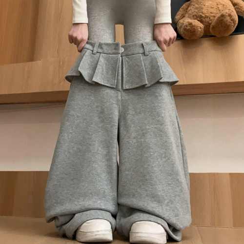 韩系穿搭的神！好喜欢花边屁帘裤