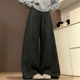 女春季 阔腿大码 新款 黑色亮片超火镰刀裤 时尚 潮流弯刀裤 闪闪运动裤