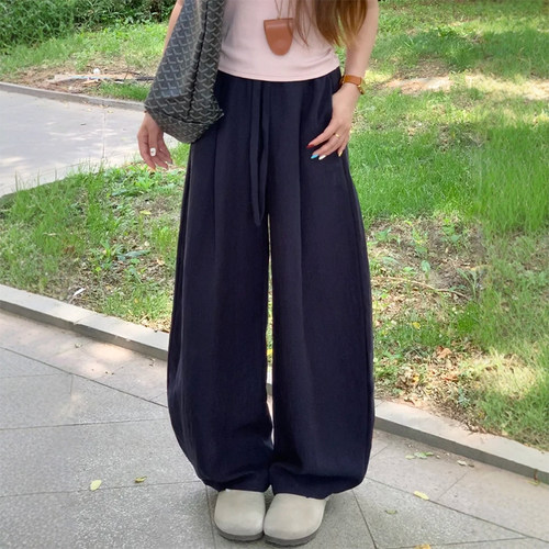 买到了一条好舒服的亚麻弯刀裤！