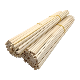 DIY手工建筑模型材料小圆竹棒木棒竹子小木棍竹棒竹签房子模型