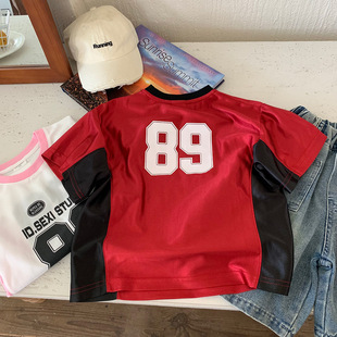 夏裝 T恤2025夏季 新款 女寶寶運動速干透氣籃球服上衣t 短袖