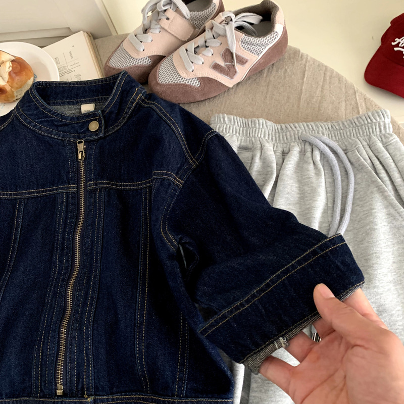 男童牛仔外套2025新款帅气秋装男孩秋季上衣儿童牛仔衣春秋款衣服