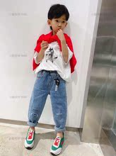 小智同学2020年春款新品男童牛仔裤1