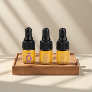 茶色滴管瓶2ml香水分装瓶玻璃瓶迷你瓶子精油瓶 小样瓶