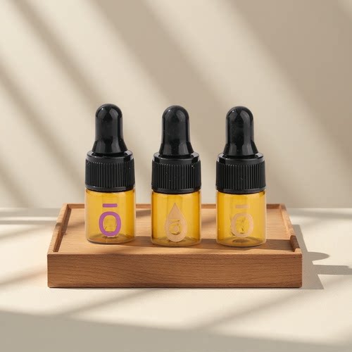 茶色滴管瓶2ml香水分装瓶玻璃瓶迷你瓶子精油瓶 小样瓶