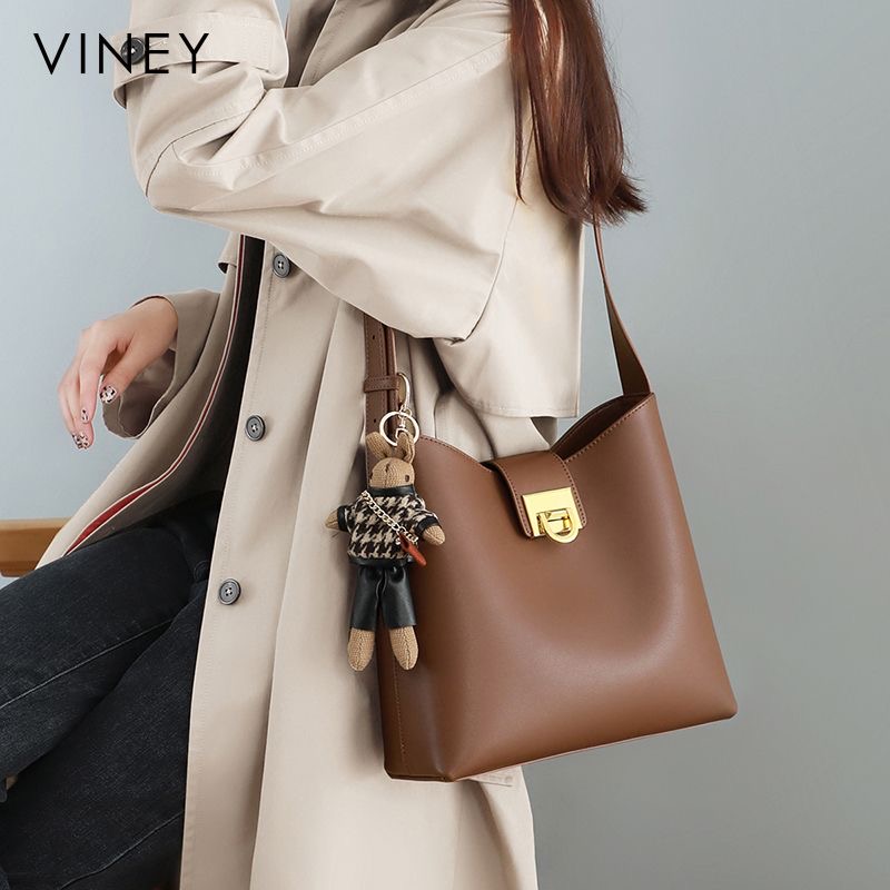 Viney大包包2025新款潮真皮时尚