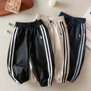 2025秋新款 小童束脚裤 男童日系潮牌休闲裤 裤 批 宝宝工装 儿童长裤