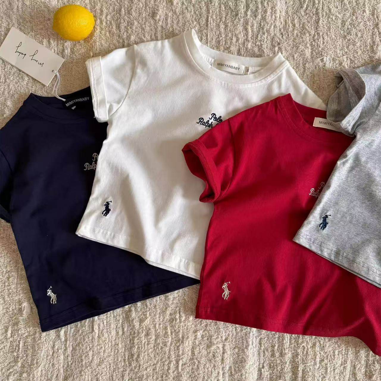 儿童字母T恤短袖男2025夏季新款小童装纯色半袖T潮宝宝上衣女薄款,童装/婴儿装/亲子装,T恤,淘宝优惠券,粉丝福利购,淘宝优惠卷