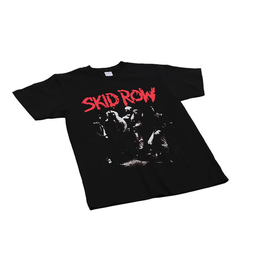 SKIDROW穷街摇滚乐队短袖T恤