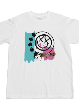 Blink182乐队摇滚nirvana涅槃ACDC披头士枪花metallic短袖T恤