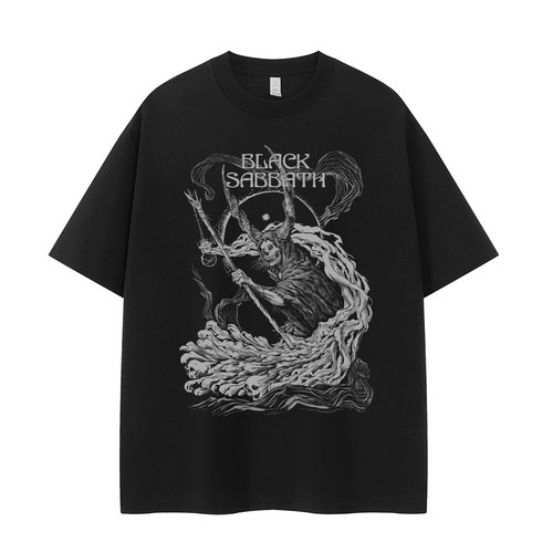 BlackSabbath乐队摇滚短袖T恤