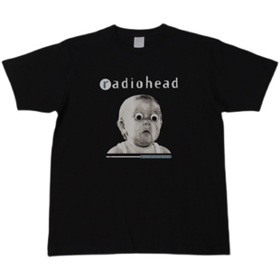RADIOHEAD电台司令fog痛仰blur摇滚muse乐队oasis重磅黑长短袖 T恤