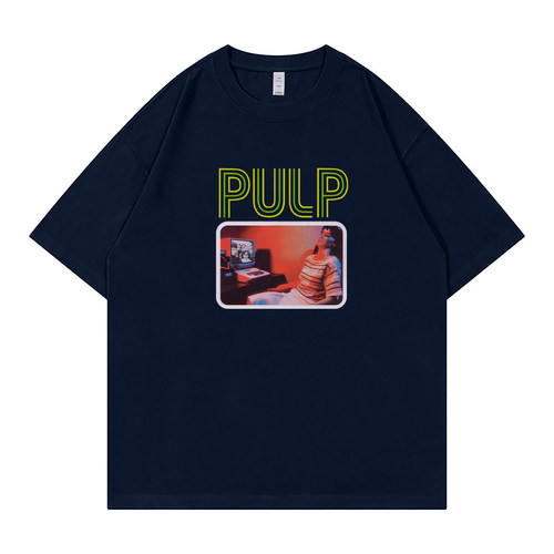 PULP落肩宽松休闲摇滚短袖T恤
