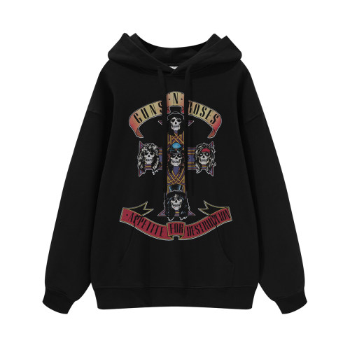 GunsnRoses摇滚数码直喷卫衣