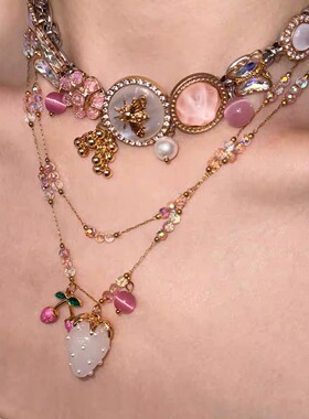 「艾瑞丝」星芒串珠叠戴项链中式项链choker度假小众辣妹锁骨链