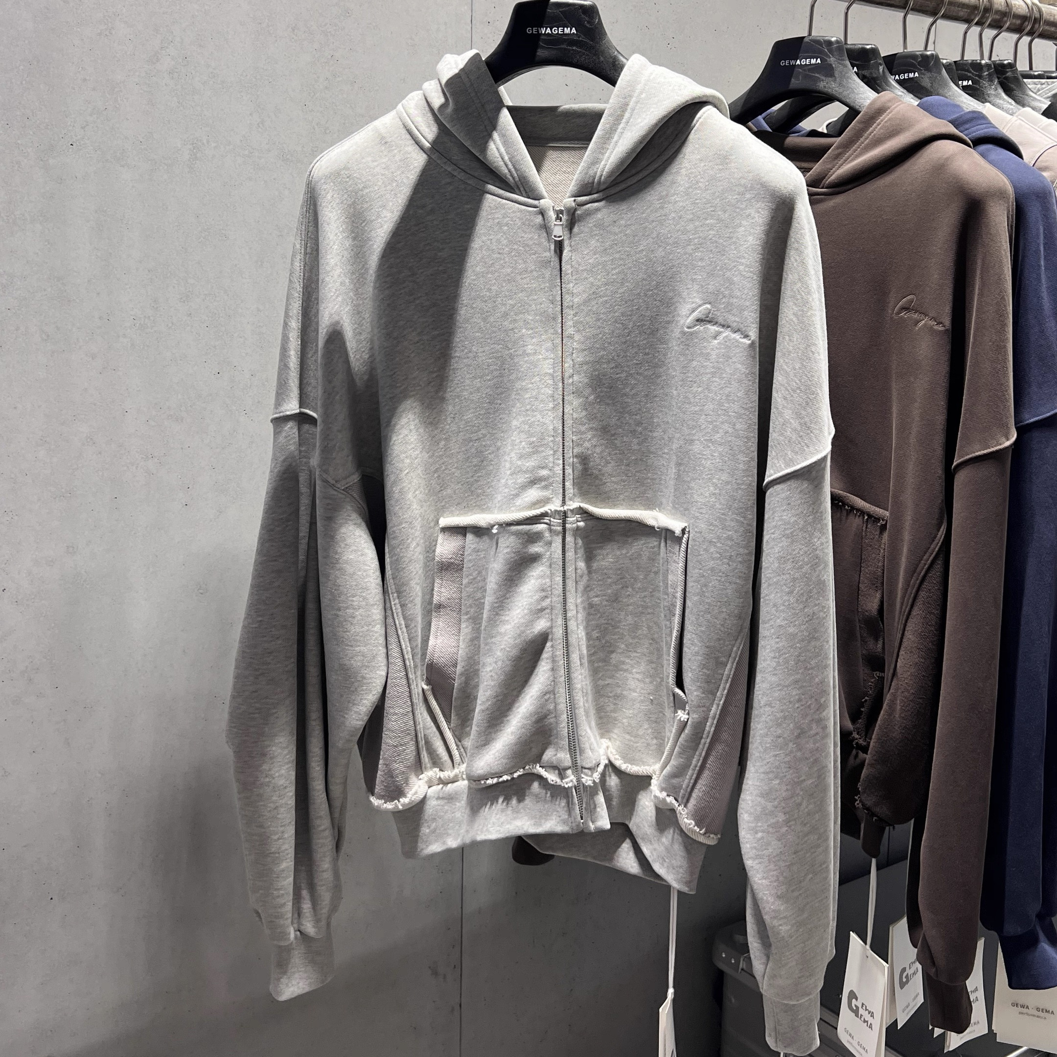 美式重磅GEWAGEMA连帽卫衣男女