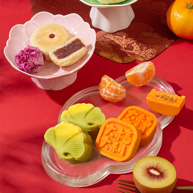 雅觅庆福年国风新春糕点礼盒14种口味1540g/盒