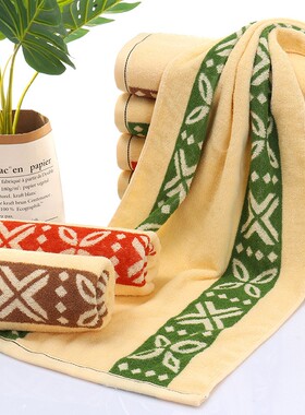 110x40长款纯棉毛巾成人全棉洗澡巾运动擦汗健身房柔软吸水不掉毛